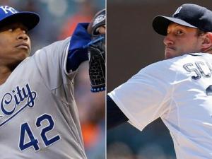 The Royal's half-game lead over the Tigers headlines the American League playoff picture. (@MLB/Twitter)