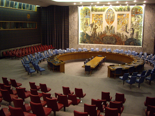 The U.N. Security Council Chamber (Photo by C.K. Hartman via Creative Commons). The U.N. Security Council Chamber (Photo by C.K. Hartman via Creative Commons).
