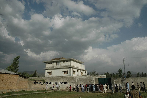The compound where Navy SEALs found Osama bin Laden (via Flickr)
