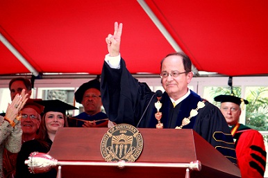 C. L. Max Nikias is the 11th President of USC. (Photo by Jennifer Schultz)
