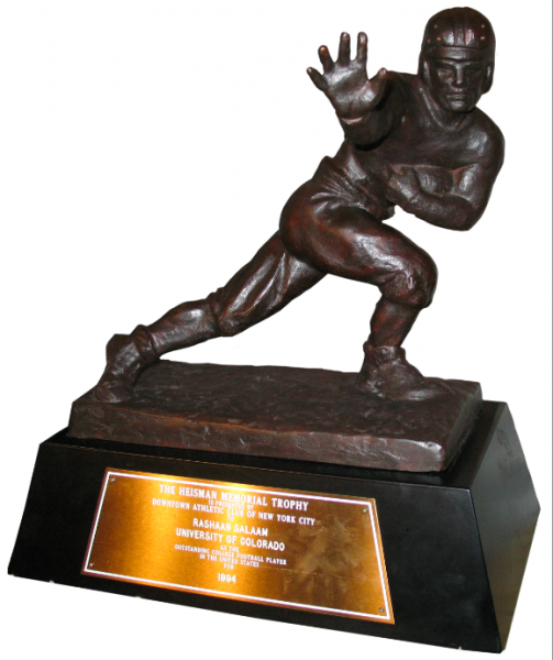 Unless you're from Michigan, you pretty much have to be a QB or RB to win this prize. (Wikimedia Commons)