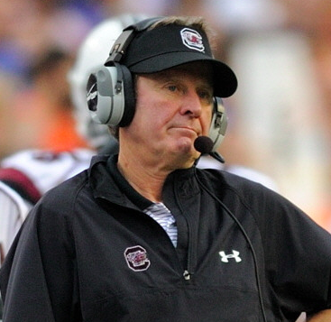 Spurrier looks to improve on his first nine-win season in Columbia. (Pbroks13 via Wikimedia Commons)