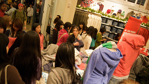 Black Friday shopping involves a bit of chaos. (Creative Commons image)