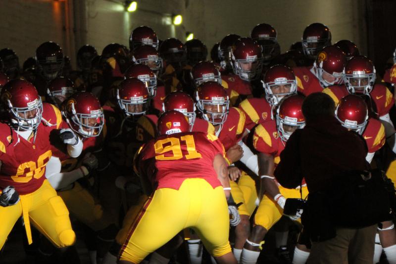 The USC Trojans make our Top 25 as favorites in the Pac-12 South. (Shotgun Spratling/Neon Tommy)