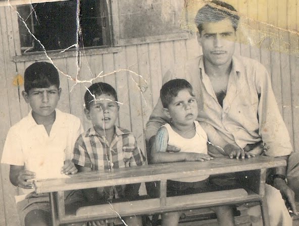 My paternal grandfather with his sons in the late 1950s. (Photo courtesy of Cohen family)