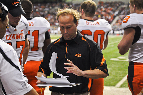 Former Oklahoma State assistant Holgorsen steps into his first head coaching position. (KT King via Creative Commons)