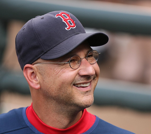 Francona doesn't need to stop smiling...yet. (Keith Allison via Creative Commons)