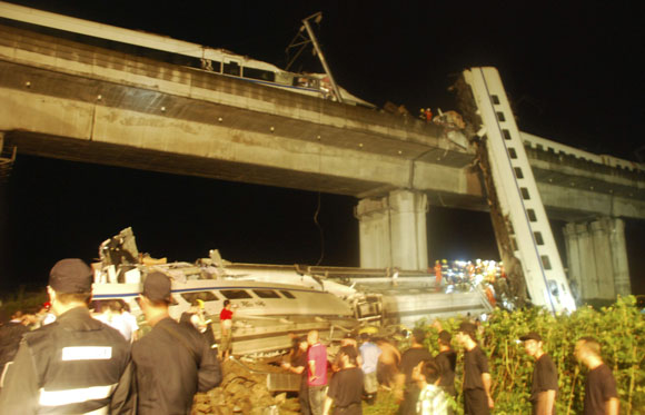 43 killed and more than 200 injured in high-speed train collision in China. (credit Reuters) 43 killed and more than 200 injured in high-speed train collision in China. (credit Reuters)