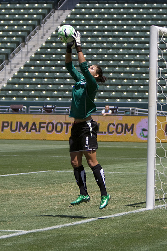 Hope Solo will need saves like this to help to the U.S. advance. (J Rosenfeld via Creative Commons) Hope Solo will need saves like this to help to the U.S. advance. (J Rosenfeld via Creative Commons)