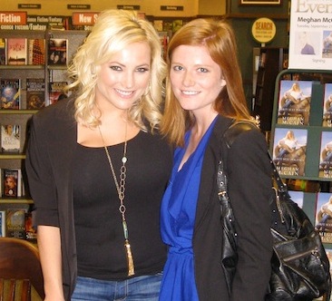 Meghan McCain with reporter Courtney Ridgway Meghan McCain with reporter Courtney Ridgway