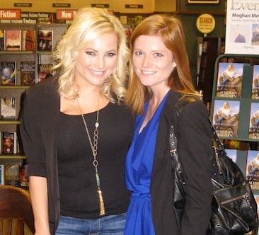 Meghan McCain with reporter Courtney Ridgway