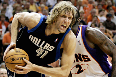 Containing Nowitzski just may be the Achilles' heel for the Heat. (Creative Commons)