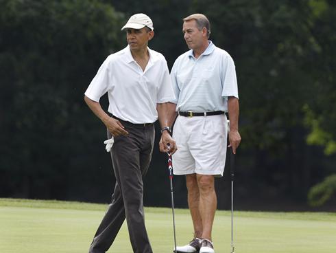 President Barack Obama and House Speaker John Boehner (USA Today)
