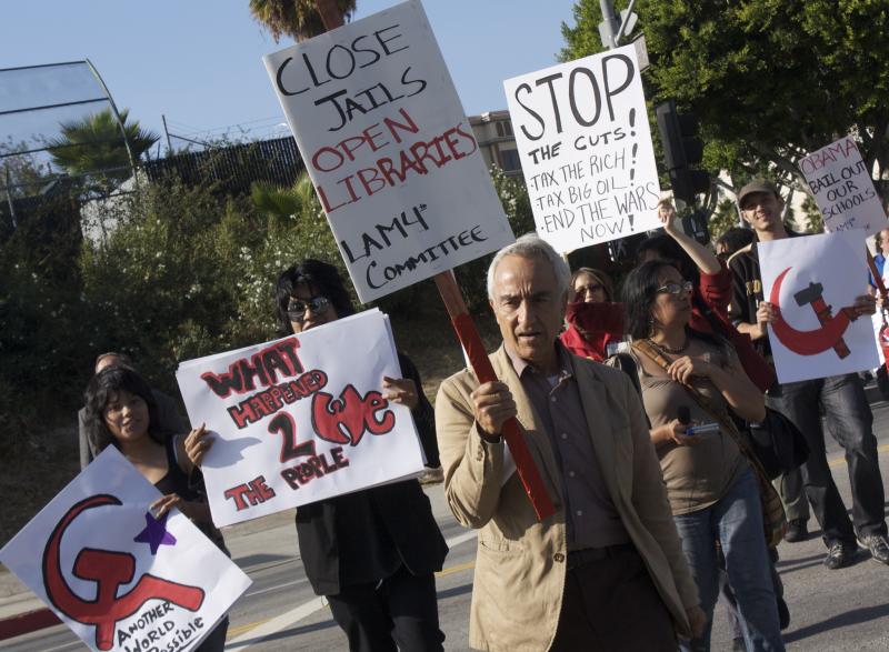 Thursday's protest (Photo by Laura Walsh)