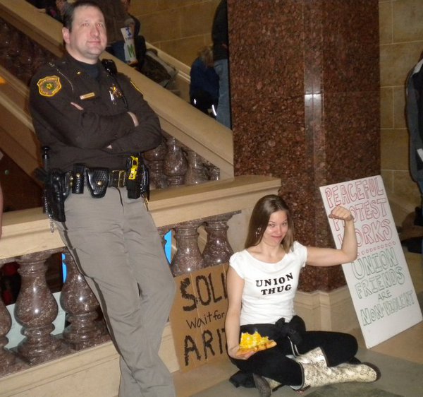 In Madison's Capitol, via @billschwulst