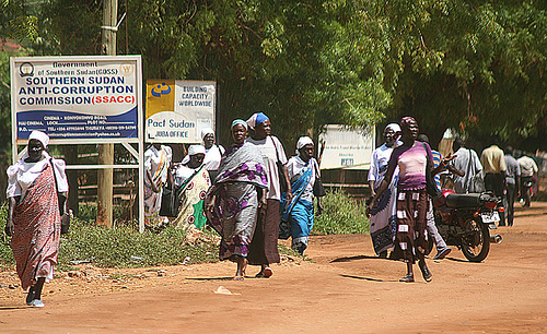 Southern Sudanese women in Juba in 2009. (Photo by Stein Ove Korneliussen via Flickr)
