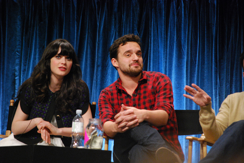 "New Girl" stars Zooey Deschanel and Jake Johnson (Flickr)