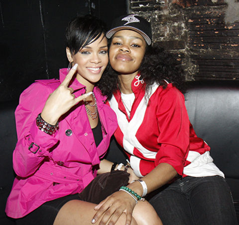 Rihanna and Teyana Taylor, in happier times (Tumblr).
