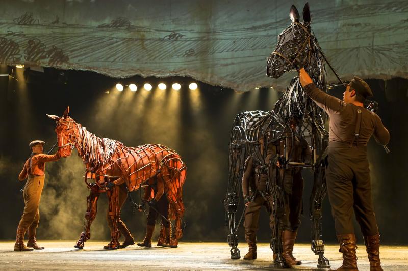 Joey and Topthorn in "War Horse" Photo by Brinkhoff and Mögenburg.