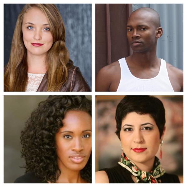 (Clockwise) Danielle Larson, Sedale Threatt Jr., Elmira Rahim, & Amaka Izuchi.