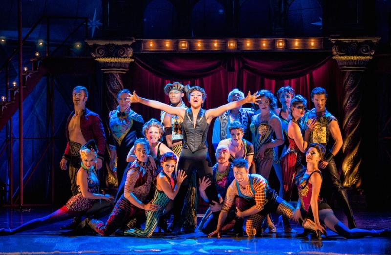 Sasha Allen and the cast of "Pippin." (Terry Shapiro)