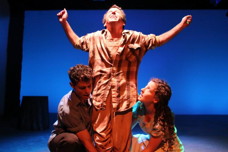 Clay Bunker, Michael Beck and Ivy Beech in "The Diviners." (Lindsay Schnebly)