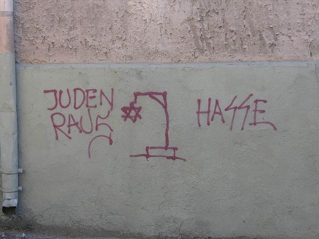 European anti-Semites have taken advantage of the Gaza conflict to commit hate crimes. (Beny Shlevich, Wikimedia Commons)