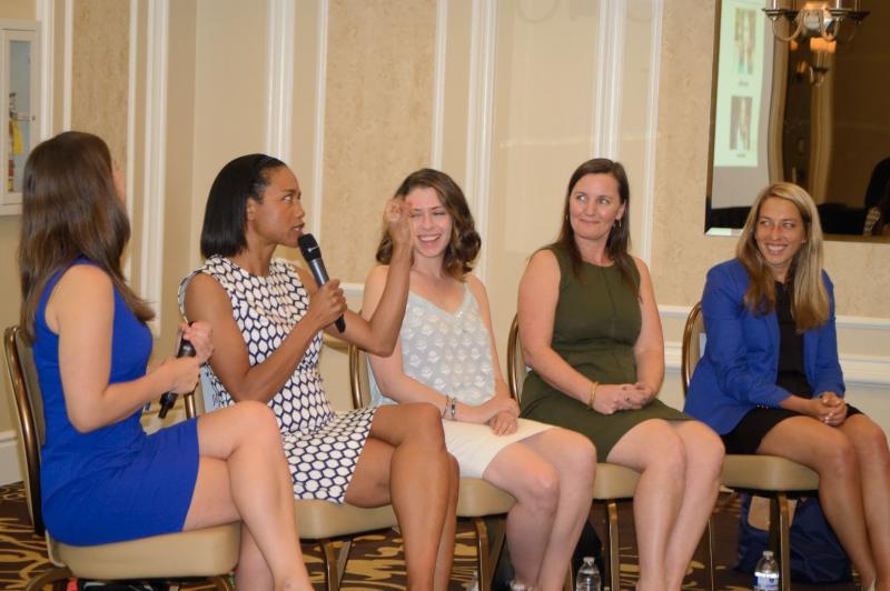 A panel of influential female leaders speak about their experiences (courtesy of GenHERation) A panel of influential female leaders speak about their experiences (courtesy of GenHERation)