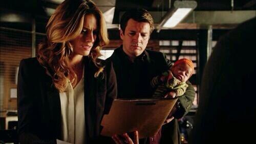 Stana Katic (left) and Nathan Fillion (twitpic|@universalways)