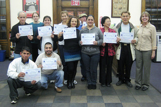 Adult literacy program graduates, photo by RTLibrary via Creative Commons