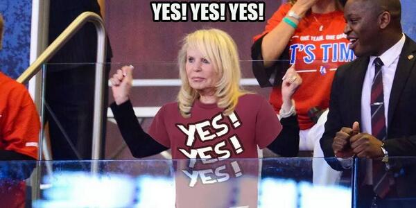 Shelly Sterling takes control of the Clipper sale (Twitpic/ NBA Meme Team)