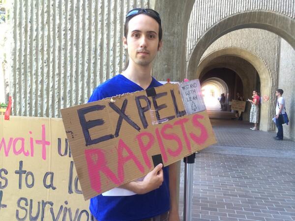 Sexual assault policies are under review and the results are not promising (Twitpic/ABC7david)
