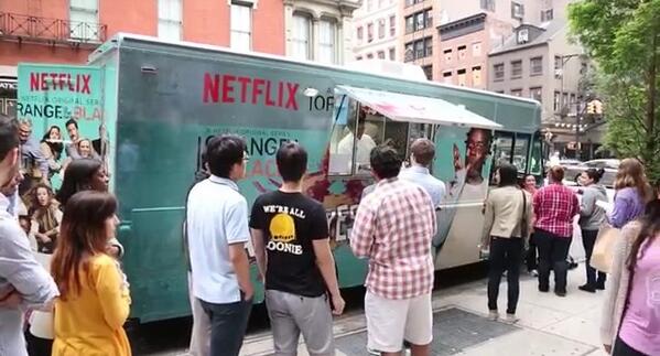 Food trucks mistaken for roach coaches no more (Twitpic/OrangeIsTheNewBlack)