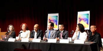  Jessica Stern, Tamara Adrián, Dawn Cavangh, Guo Ziyang, Damien Lu, Cynthia Rothschild, Sonia Corrêa, (Sara Newman/Neon Tommy)