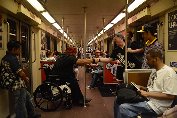 It provides cheaper, faster transportations for thousands of Angelenos each day. (Matthew Tinoco/Neon Tommy)