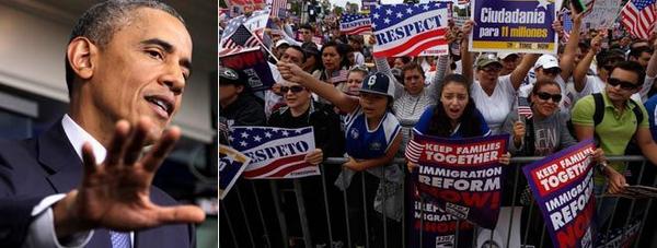 President Obama has a few options for reforming the nation's broken immigration system. (Twitter/@egypt_speaks)