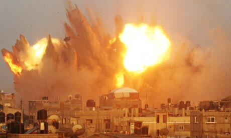 Civilians are not safe in Gaza. (Twitter/@tonyclarkeuk) Civilians are not safe in Gaza. (Twitter/@tonyclarkeuk)
