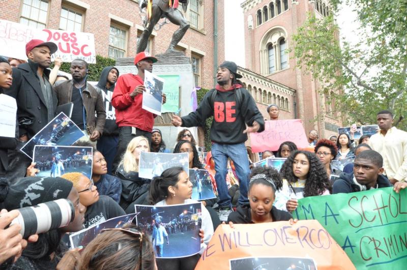 Students during sit-in/via Flickr