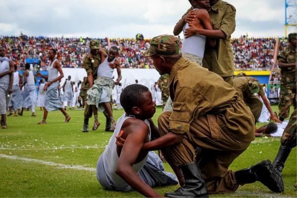 Commemorations in Kigali, Rwanda/via Twitter @SallyHayd