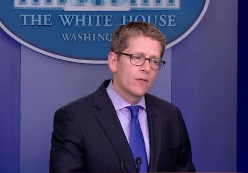 WH Press Secretary Jay Carney/via WhiteHouse.gov