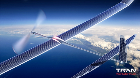 A solar-powered drone that can remain in the air for more than five years. (Google Images Advanced Search)