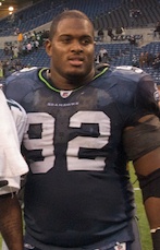 Brandon Mebane has been one of the best interior defensive linemen in the league in recent memory, and his injury presents a huge loss for the Seahawks defense. (Luis Ochoa/Wikimedia Commons)