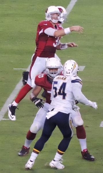 Carson Palmer's injury presents a huge, and likely insurmountable, loss for the Cardinals. (Greg Buch/Wikimedia Commons)