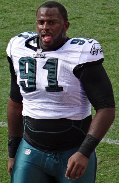 Fletcher Cox is turning into a difference maker on the Eagles' defensive line. (Jeffrey Beall/Wikimedia Commons)