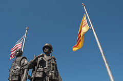 This Vietnam War memorial was built by Vietnamese immigrants. (Flickr user InSapphoWeTrust)