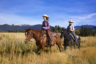 Horseback riding is all things romantic (Creative Commons/Flickr user Echo Valley Ranch).