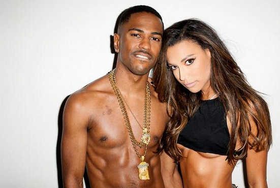 Big Sean and Naya Rivera met on Twitter. (Twitter @RapDose)