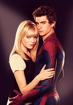 Emma Stone and Andrew Garfield (Pinterest @Jacqueline).