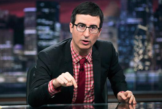 John Oliver on "Last Week Tonight" (Twitter/ @styledotcom)