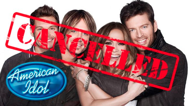 'American Idol' host Ryan Seacrest and judges (Twitter/ @cdbaby)